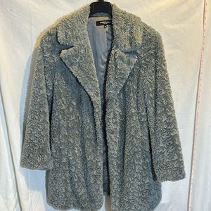 Kenneth Cole faux fur coat